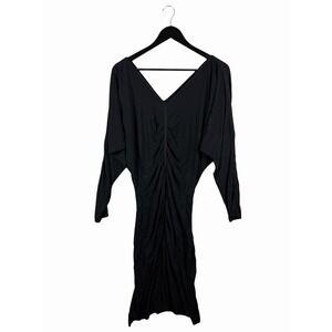 Amanda Wakeley Ruched Jersey Dress Made‎ in France, 100% Viscose Women's Sz 14